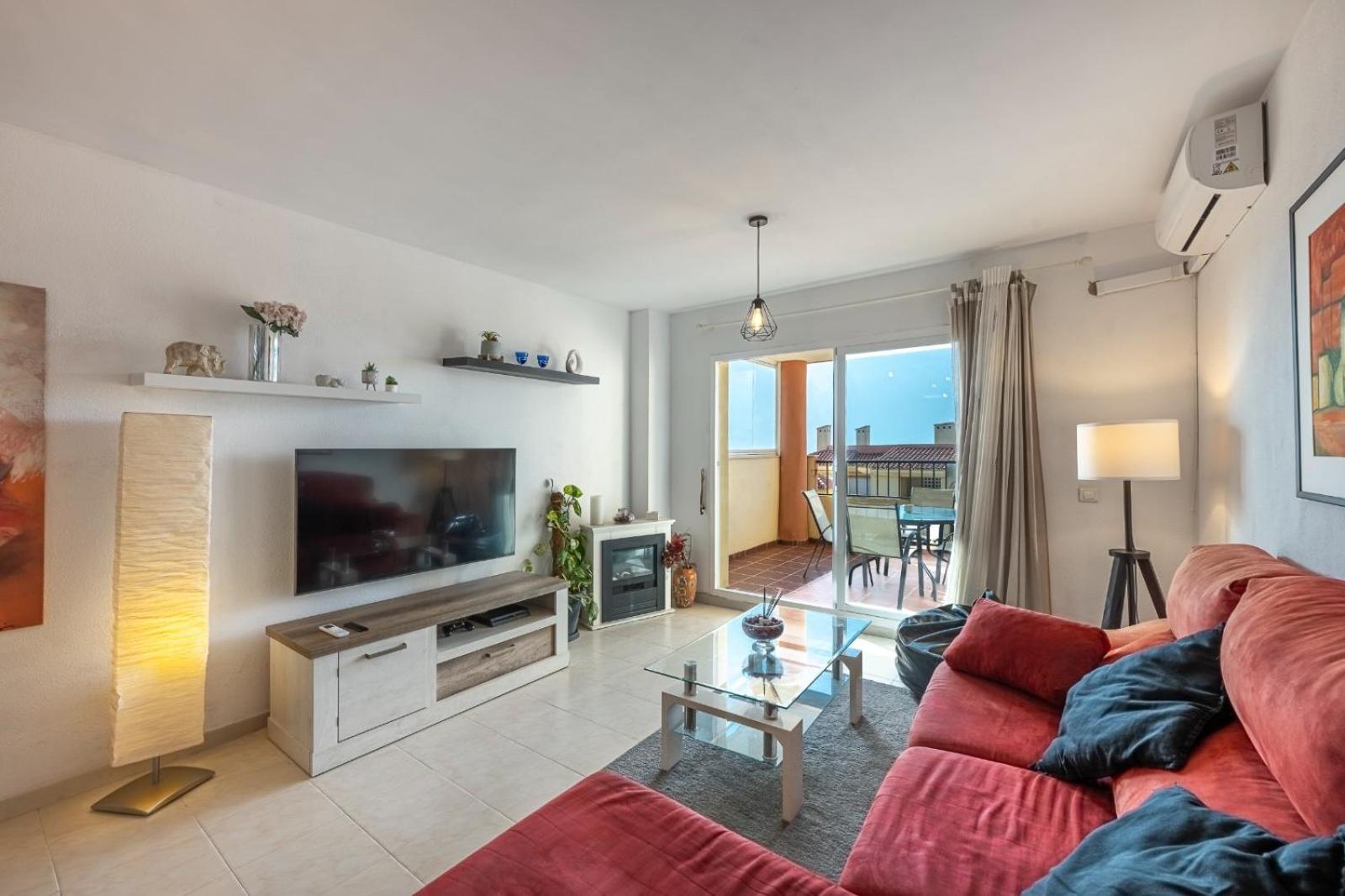 Apartamento Acogedor Con Vista Al Mar Malaga Exterior photo